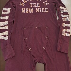 Victoria Secrets Pink WomenBurgundy One Piece